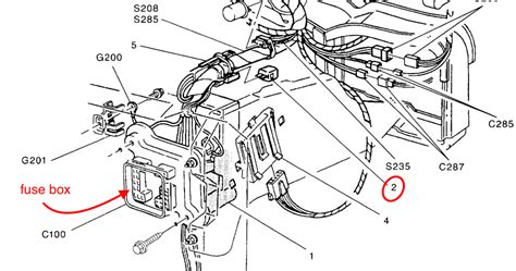 Where Is The Horn Relay Positioned Within The Fuse Board Of A 1995 Chevy G20