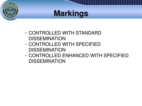 Ppt Controlled Unclassified Information Cui The New Marking System What S Ahead For Dod