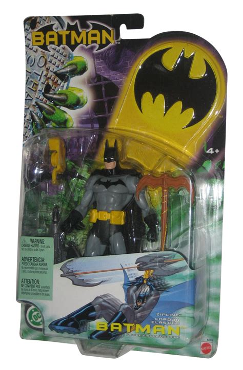 DC Comics Batman Black & Gray Outfit 2003 Zipline Mattel Figure - Walmart.com