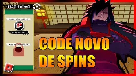 Seja R Pido Use O Novo Code De Spins Em Shindo Life Shinobi