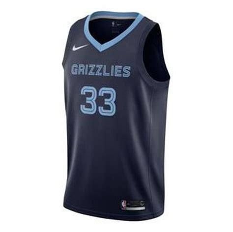 Nike Nba Marc Gasol Jersey Navy Blue Aa7095 421 Solesense