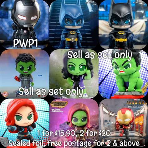 WTS Hot Toys Cosbi Disney Marvel Batman Pixar Blind Box Series Hobbies