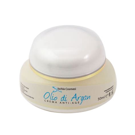 Anti Aging Face Cream With Argan Oil 50 Ml Ischia Cosmesi