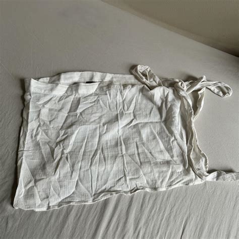 Nastygal Bikini Bottom Mini Skirt Cover Up In Off Depop