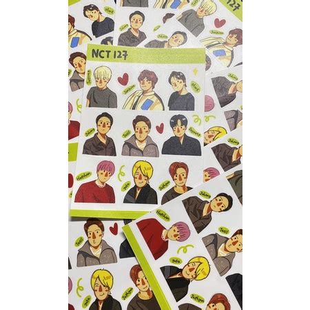 Jual NCT DREAM NCT 127 STICKER KISS CUT Shopee Indonesia