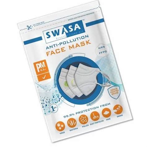 Swasa N95 Mask Certification Ce And Iso Number Of Layers 4 Layer At