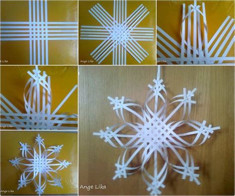 Diy Paper Snowflake Ornaments