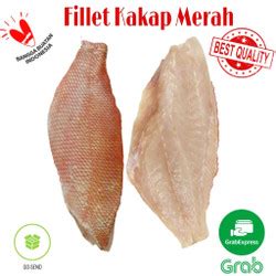 Jual Ikan Kakap Merah Fillet Red Snapper Premium 651 750 Gram Kota