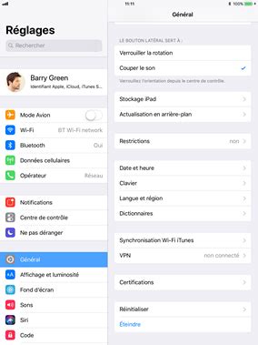 Comment restaurer les paramètres par défaut de mon Apple iPad
