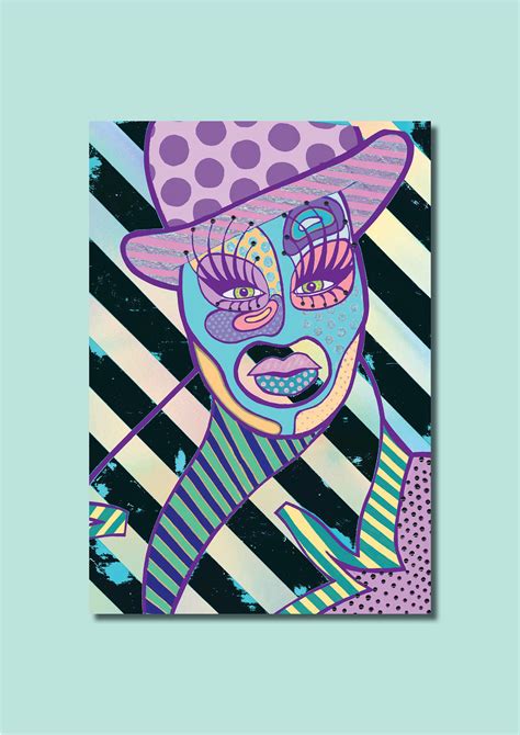 Nina West Facekini Fantasy Drag Race Art Print Etsy