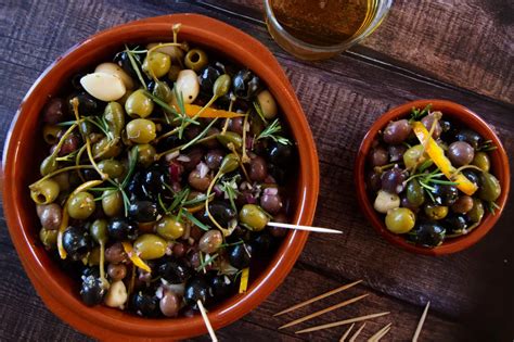 Marinated Olives Spanish Style Easy 5 Minute Tapas Recipe