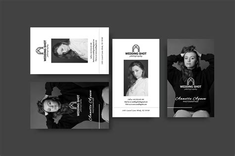 Photography Business Card Template Business Card Templates ~ Creative Market