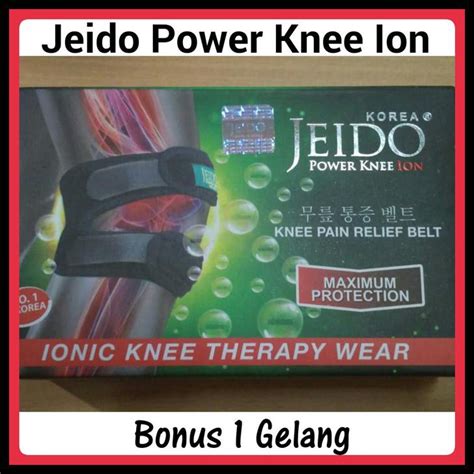 Jual Jeido Power Knee Ion Bonus Jeido Power Wrist Shopee Indonesia