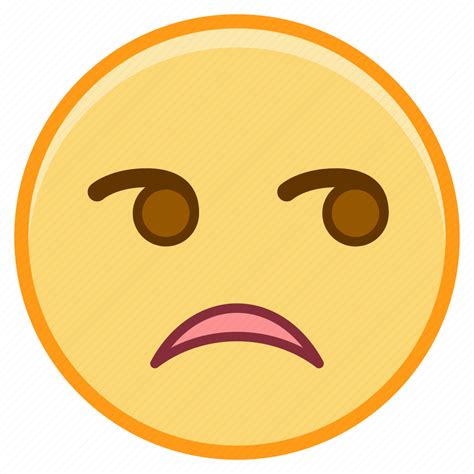 Emoji, emoticon, emotion, face, glare icon - Download on Iconfinder