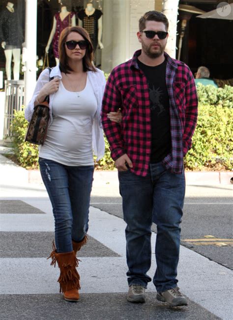 Photo Jack Osbourne et sa fiancée Lisa Stelly enceinte à Los Angeles