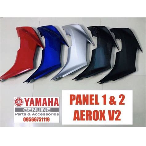 PANEL 1 AND 2 SIDE PANEL SIDE COWLING For AEROX V2 YAMAHA GENUINE