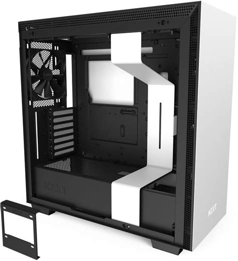 Nzxt Ca H710b W1 Refresh H710 Tempered Glass Steel Matte White Atx Mid