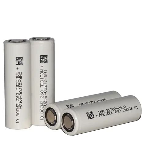 Molicel 3 6V 21700 Molicell P42A 4200mAh Max 45A Discharge Support 40