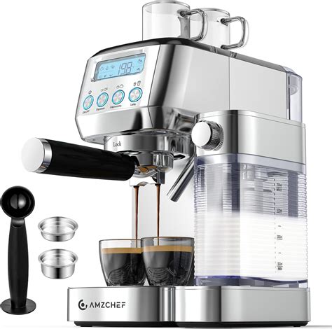 Amazon Amzchef Espresso Machine With Lcd Display Bar