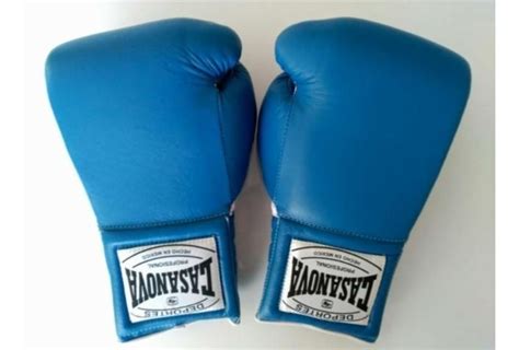 Guantes Box Profesional Casanova Agujeta Azul 16 Oz 1 800 00 En