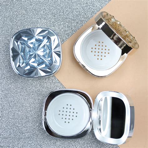 China Pm Empty Air Cushion Box Compact Powder Case With Led Mirror