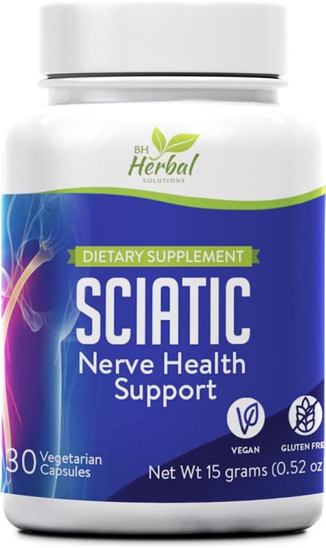 Sciatic Nerve Health Support Plus Suplemento Natural Para El Nervio