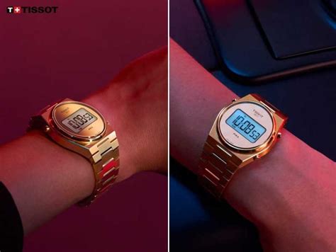 Tissot Prx Digital Montre En Cristaux Liquides R Tro Maxitendance