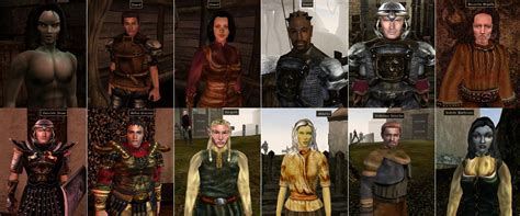 Morrowind Mod The Comparison Of Npc Head Replacers The Unofficial