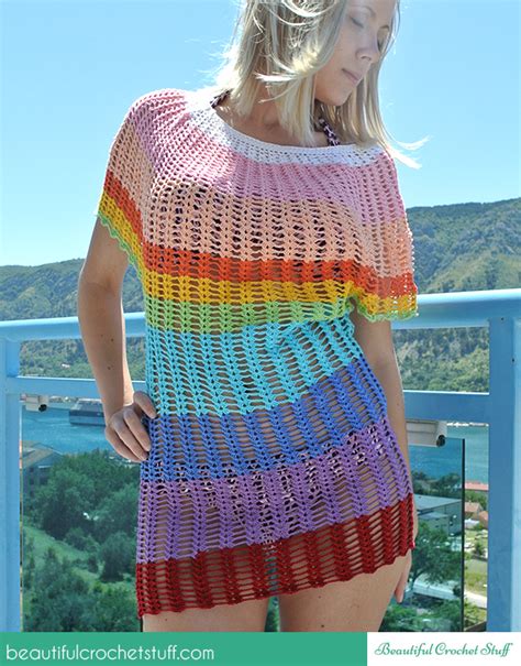 Angel Sleeve Crochet Tunic Free Pattern Beautiful Crochet Stuff