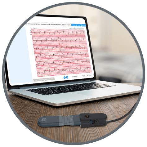 Wearable ECG EKG Monitor With AI Analysis 24 Hour ECG EKG Holter