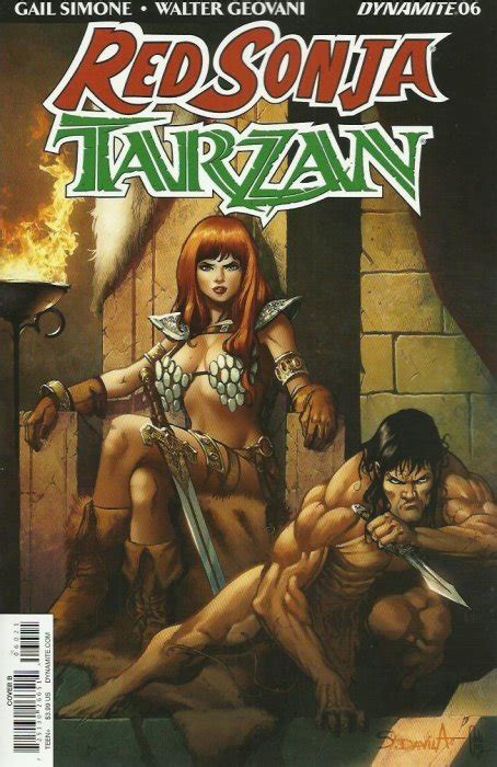 RED SONJA TARZAN 1 COVER B JAE LEE VARIANT DYNAMITE ENTERTAINMENT