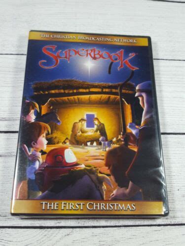 Superbook The First Christmas CBN Christian Chris Joy Gizmo DVD NEW