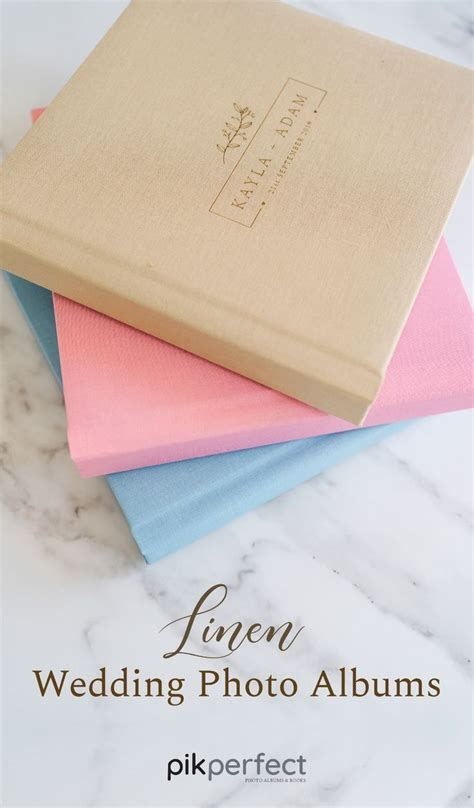 Linen Wedding Photo Albums Pikperfect Wedding Photo Albums Photo