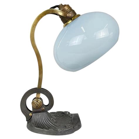 Art Nouveau Shell Lamp At 1stdibs