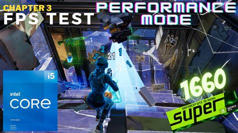 Fortnite Gtx Super Intel I F Performance Mode Fps Test Youtube