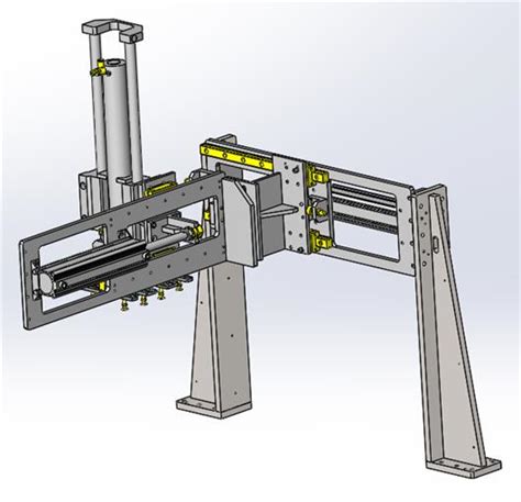 三轴机械手3d模型下载 三维模型 Solidworks模型 制造云 产品模型