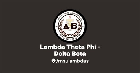 Lambda Theta Phi ΔB Instagram Linktree