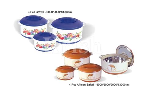 Plastic Jumbo Hot Pot And Casserole Set 3 Krish At 1500 Set In Mumbai ID 12731788997