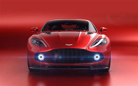 壁纸 Aston Martin Vanquish Zagato 车辆 汽车 红 阿斯顿·马丁 2560x1600