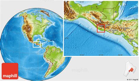 Physical Location Map of Rio Bravo