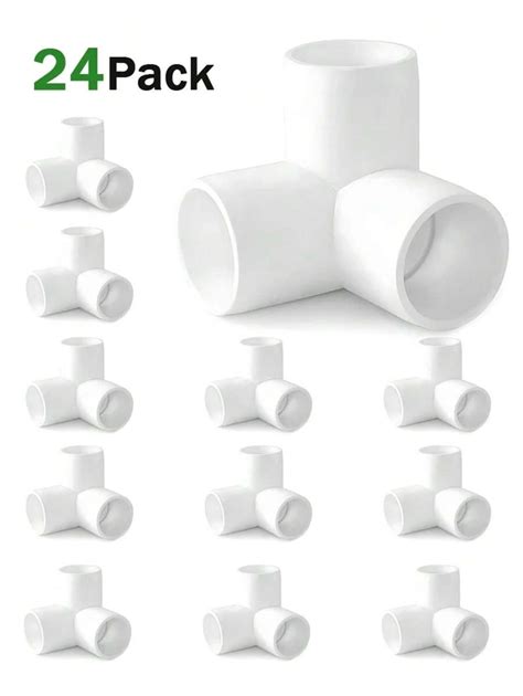 34 Tee Pvc Fitting 3 Way Elbow Connector Furniture Grade 90 Degree