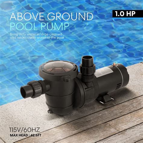 Vivohome 10 Hp 5220 Gph Powerful Above Ground Swimming Pool Pump With Strainer Basket