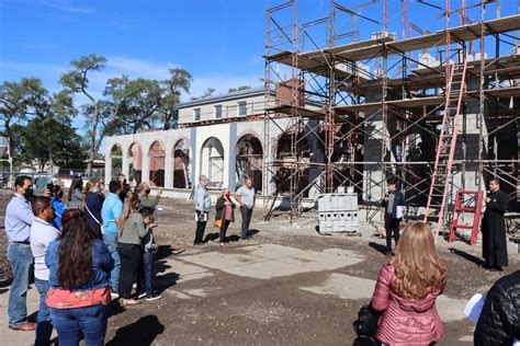 Construction Of The New Entranceway Of The Shrine Olg Shrine Of Our