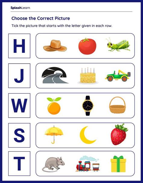 Letter Sounds Worksheets Free Printable Splashlearn