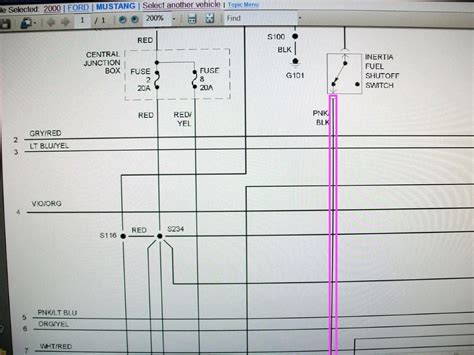 Mustang Fuel Pump Relay Wiring