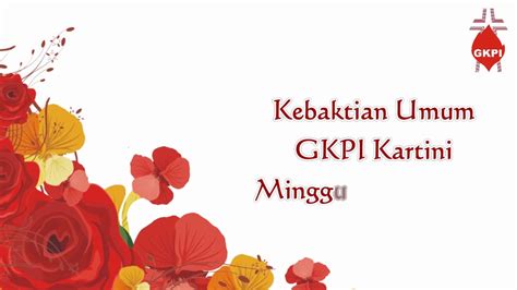 Kebaktian Umum GKPI Kartini Minggu 03 Mei 2020 YouTube