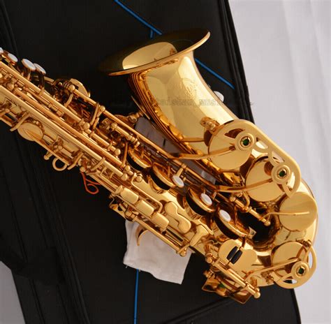 Professional TaiShan 5000 Model GOLD Alto Saxophone Eb Sax High F