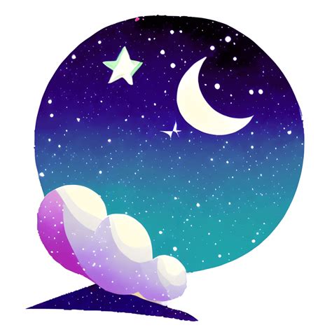 Moon And Stars Graphic Creative Fabrica