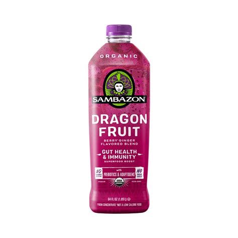 Dragon Fruit Drink Organic Pitaya Blend Sambazon