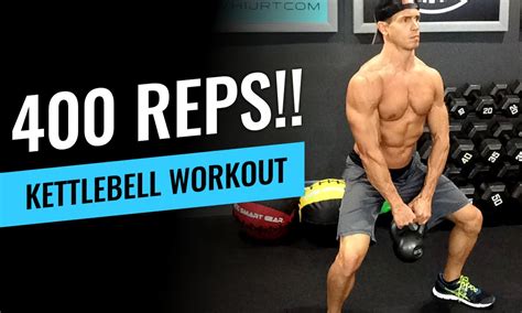 Kettlebell Workout 400reps Total Body Burn 10 Youtube